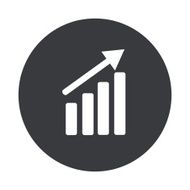 Vector modern gray circle icon N34