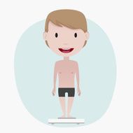 Weight loss Concept illustration N10