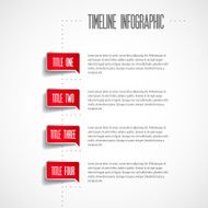 Vector Infographic timeline report template N3