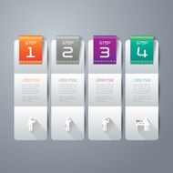 Infographics vector design template N290