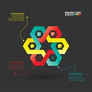 Modern infographics template N78