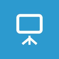 board icon white on the blue background