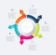 Vector colorful info graphics for your business presentations N256