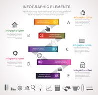 Stripes option infographic