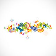 Abstract colorful and creative triangle background vector illustration N4