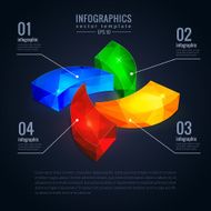 Business Infographics 3D style Vector illustration N5