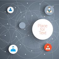 Vector abstract circles N7