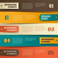 vector abstract 3d paper infographics N55