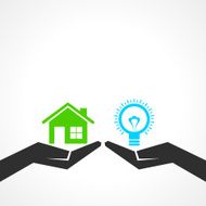 Compare home and idea concept