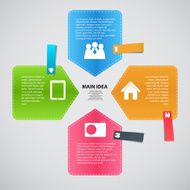 Infographic template business vector illustration N104