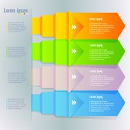 Info graphic Background with Arrows N13