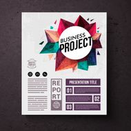 Business Identity Web Template on Brown Background