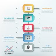 Modern infographics options banner N529