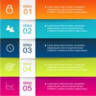 Vector colorful info graphics for your business presentations N259