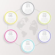 Vector colorful info graphics for your business presentations N260