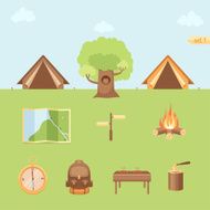 Camping Icons N24