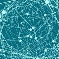 Vector abstract sphere background Flat Design N2