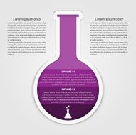 Chemical and science infographic design concept N3
