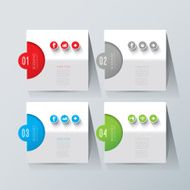 Infographics vector design template N295
