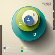 abstract 3d tower infographics N4