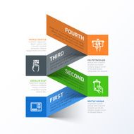 Withdrawing cash from an ATM abstract infographics template