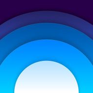 Abstract paper circles background