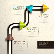 abstract 3d paper infographics N73