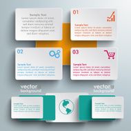 Batched Colored Rectangles 3 Options Infographic