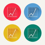Vector diagram icon set