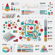 Flat UI Infographic Elements N5