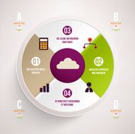 Set of business infographics N40