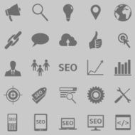 Vector Set of SEO Icons N10