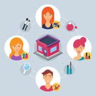 Beauty concept - collaboration of professionals N2