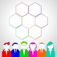 Teamwork clip-art illustration N5