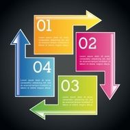 arrows infographics N33