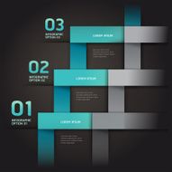 Modern paper Infographics origami banner template N2