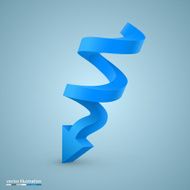 Spiral arrow sign art info