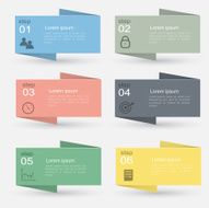 Vector colorful info graphics for your business presentations N263