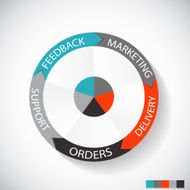Infographic Templates for Business Vector Illustration N1223