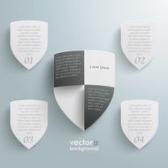 Protection Shield Infographic 4 Options