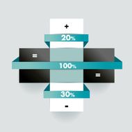 Infographics web template baner N3