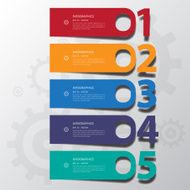 Step nymber Design template Vector illustration N2