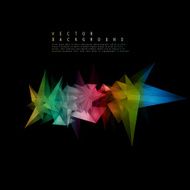 Vector Triangles pattern background N7