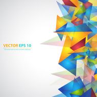 Vector Triangles pattern background N10