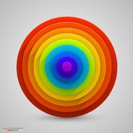 Spherical rainbow Vector
