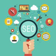 infographics background seo optimization N2