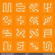 Signs directions set 1 Vector