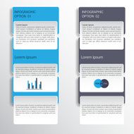 Modern business style options banner Vector eps10 N4