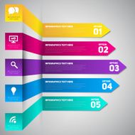 Colorful banners template for step presentation can be used N3