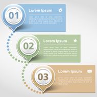 Design Template with Three Banners